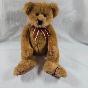 Vintage FitzSimmons Russ Berrie 16"‎ Golden Brown Teddy Bear Plush